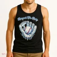 Baseball Drip Glove Drip Respect The Drip Tank Top thumb 3