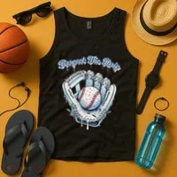 Baseball Drip Glove Drip Respect The Drip Tank Top thumb 4