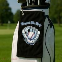 Baseball Drip Glove Drip Respect The Drip Golf Towel thumb 2