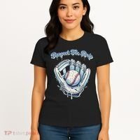 Baseball Drip Glove Drip Respect The Drip Women's T-Shirt thumb 4
