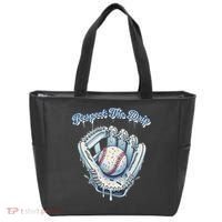 Baseball Drip Glove Drip Respect The Drip Tote Bag thumb 0
