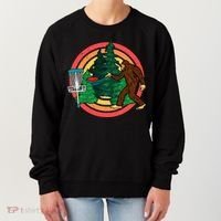 Bigfoot Disc Golf Funny Disc Golf Women's Sweatshirt thumb 0