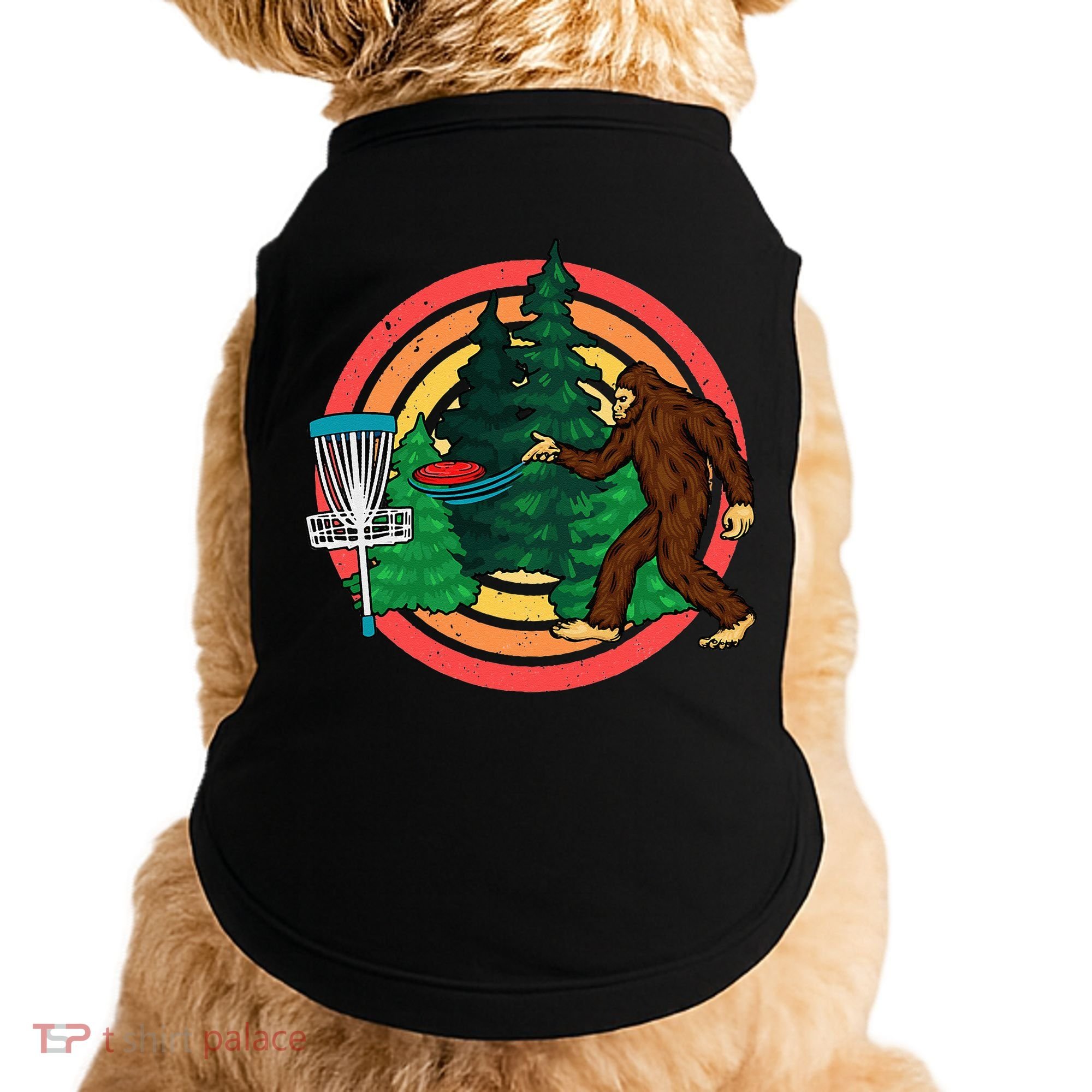 Bigfoot Disc Golf Funny Disc Golf Doggie Tank