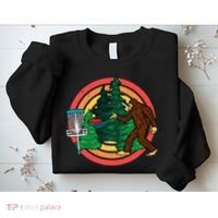 Bigfoot Disc Golf Funny Disc Golf Sweatshirt thumb 2