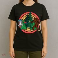 Bigfoot Disc Golf Funny Disc Golf T-Shirt thumb 4