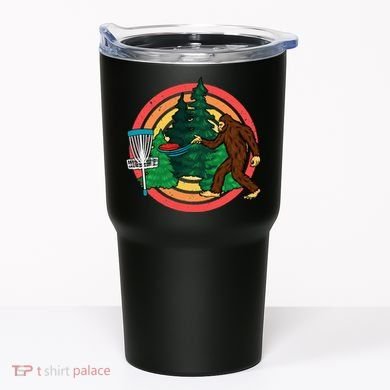 Bigfoot Disc Golf Funny Disc Golf Tumbler