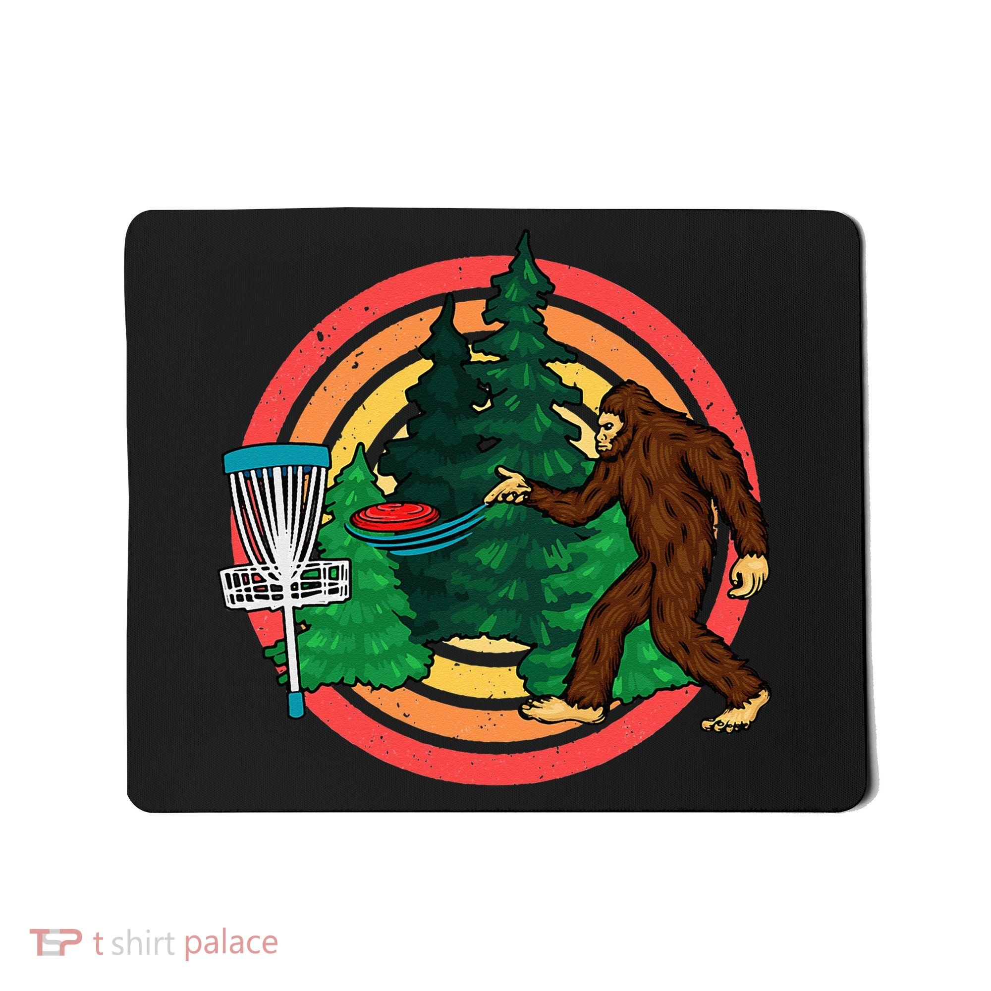 Bigfoot Disc Golf Funny Disc Golf Mousepad