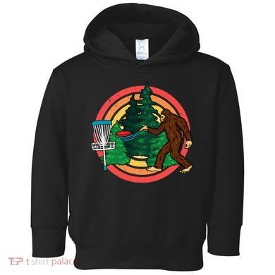 Bigfoot Disc Golf Funny Disc Golf Toddler Hoodie