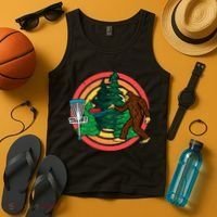 Bigfoot Disc Golf Funny Disc Golf Tank Top thumb 4