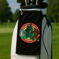 Bigfoot Disc Golf Funny Disc Golf Golf Towel thumb 2