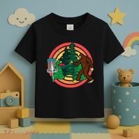 Bigfoot Disc Golf Funny Disc Golf Toddler T-Shirt thumb 3