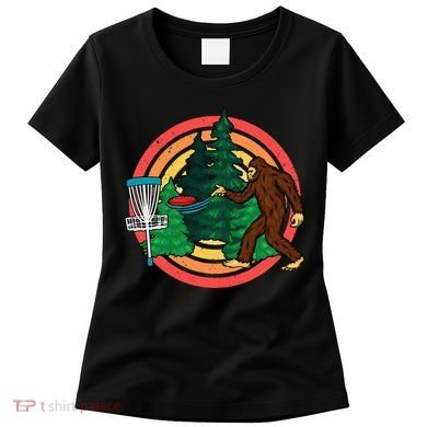 Bigfoot Disc Golf Funny Disc Golf Women's T-Shirt