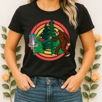 Bigfoot Disc Golf Funny Disc Golf Women's T-Shirt thumb 2