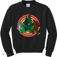 Bigfoot Disc Golf Funny Disc Golf Kids Sweatshirt thumb 0