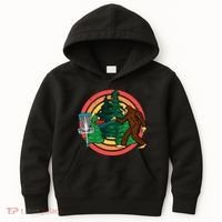 Bigfoot Disc Golf Funny Disc Golf Kids Hoodie thumb 0