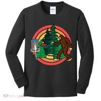 Bigfoot Disc Golf Funny Disc Golf Kids Long Sleeve Shirt thumb 0