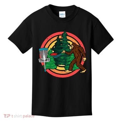 Bigfoot Disc Golf Funny Disc Golf Kids T-Shirt