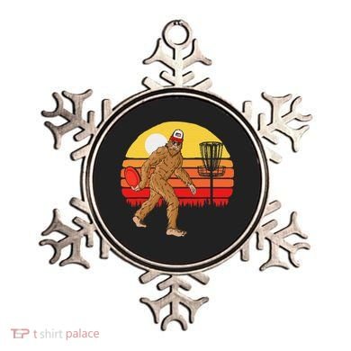 Bigfoot Disc Golf Cryptid Sasquatch Disc Golfer Ornament
