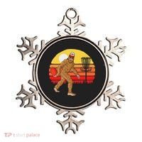 Bigfoot Disc Golf Cryptid Sasquatch Disc Golfer Ornament thumb 0