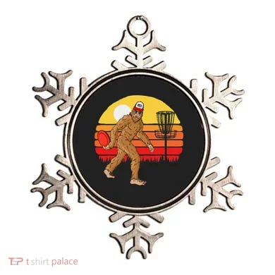 Bigfoot Disc Golf Cryptid Sasquatch Disc Golfer Ornament