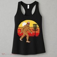 Bigfoot Disc Golf Cryptid Sasquatch Disc Golfer Women's Tank Top thumb 3