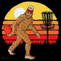 Bigfoot Disc Golf Cryptid Sasquatch Disc Golfer Women's Tank Top thumb 5