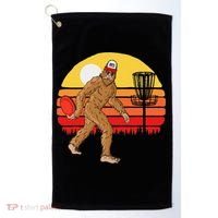 Bigfoot Disc Golf Cryptid Sasquatch Disc Golfer Golf Towel thumb 0