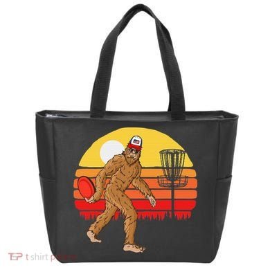 Bigfoot Disc Golf Cryptid Sasquatch Disc Golfer Tote Bag