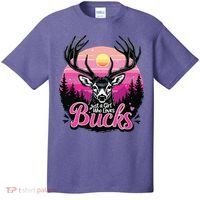 Buck Deer Hunting Hunter Girl Vintage Hunt T-Shirt thumb 0