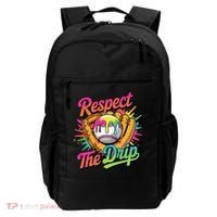 Baseball Drip Home Plate Ice Cream Respect The Drip Backpack thumb 0