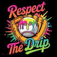 Baseball Drip Home Plate Ice Cream Respect The Drip Women's Hoodie thumb 2