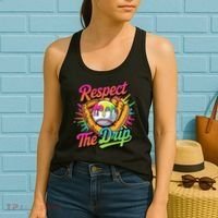 Baseball Drip Home Plate Ice Cream Respect The Drip Women's Tank Top thumb 2
