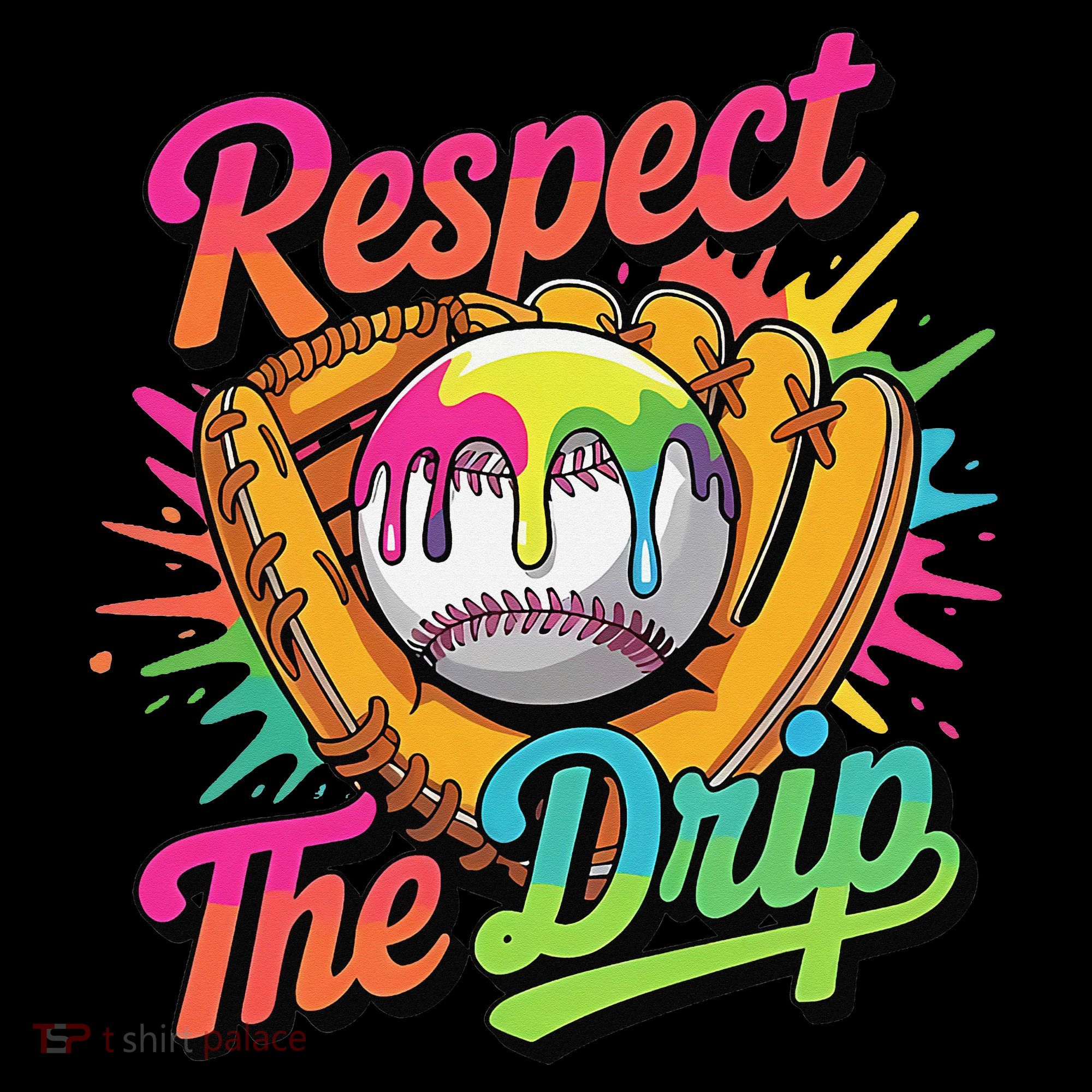 Baseball Drip Home Plate Ice Cream Respect The Drip Women's Tank Top