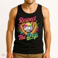 Baseball Drip Home Plate Ice Cream Respect The Drip Tank Top thumb 3