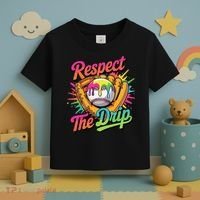 Baseball Drip Home Plate Ice Cream Respect The Drip Toddler T-Shirt thumb 3