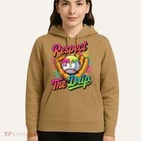 Baseball Drip Home Plate Ice Cream Respect The Drip Hoodie thumb 5