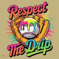 Baseball Drip Home Plate Ice Cream Respect The Drip Mousepad thumb 1