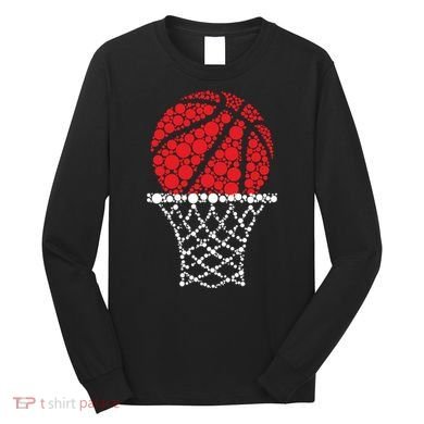 Basketball Dots Happy Dot Day Long Sleeve Shirt