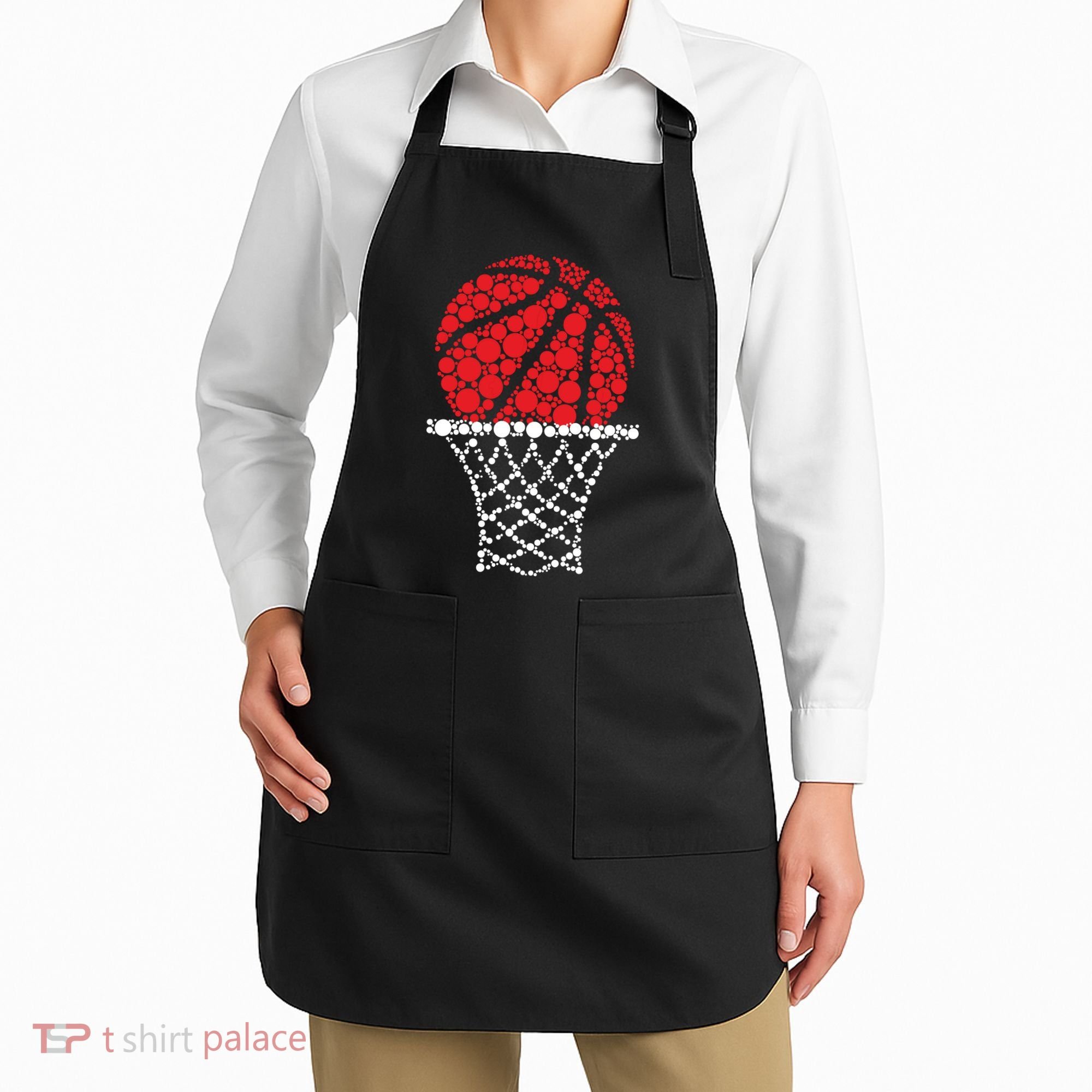 Basketball Dots Happy Dot Day Apron