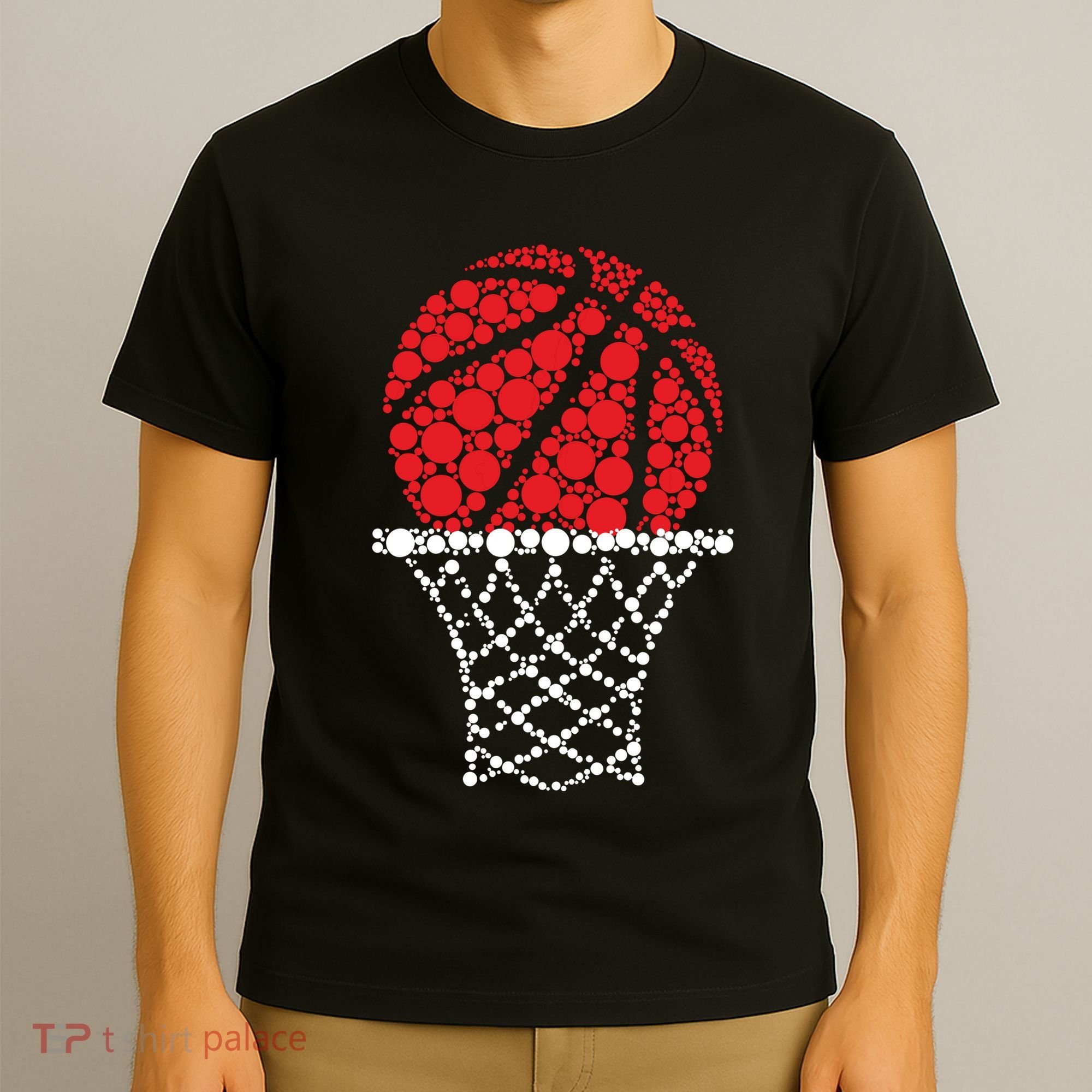 Basketball Dots Happy Dot Day T-Shirt