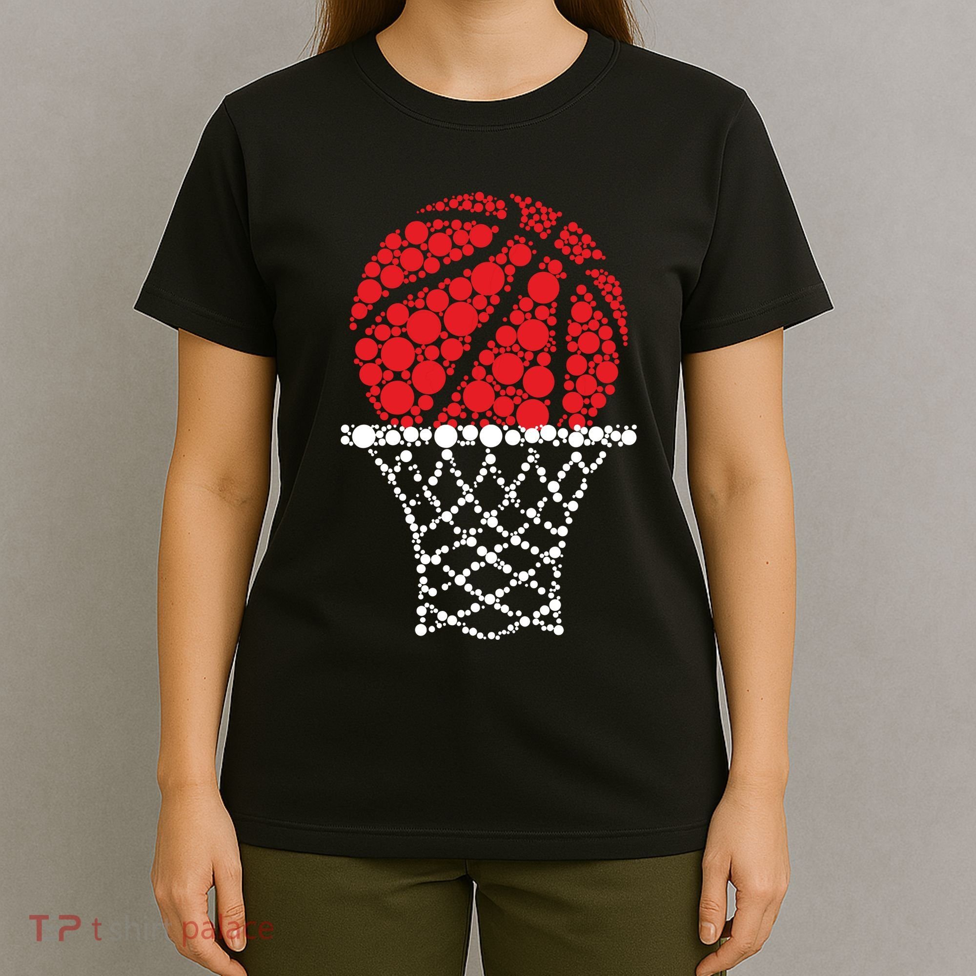 Basketball Dots Happy Dot Day T-Shirt
