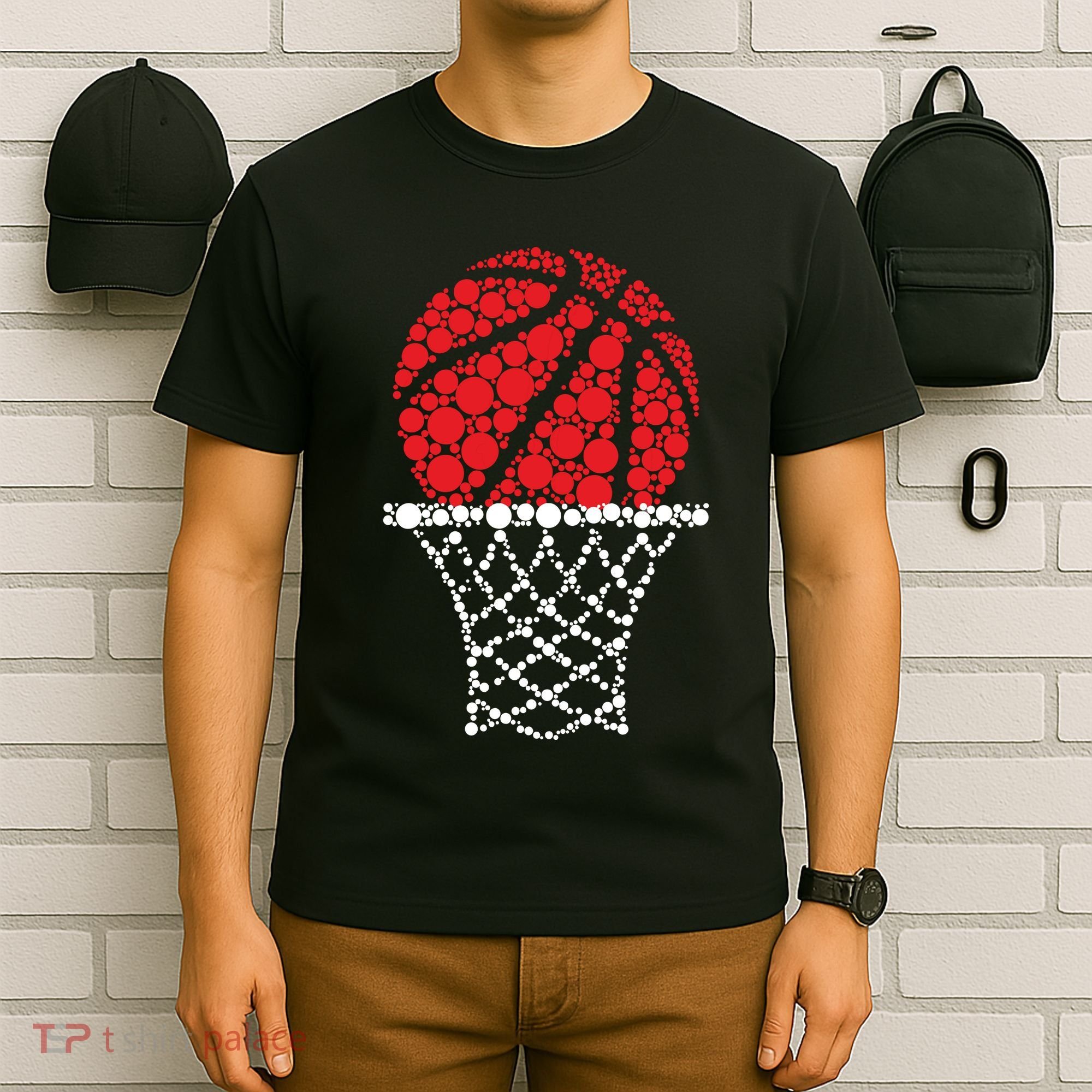 Basketball Dots Happy Dot Day T-Shirt