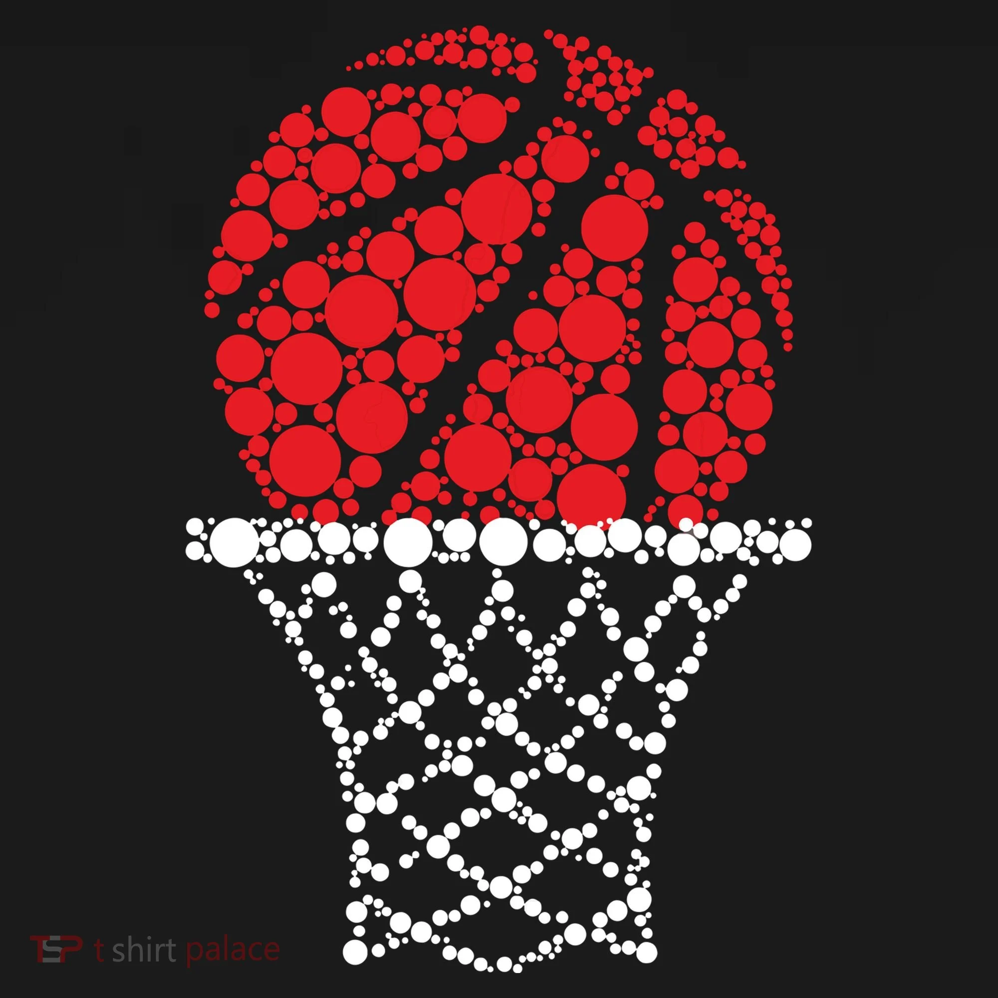 Basketball Dots Happy Dot Day Toddler Hoodie
