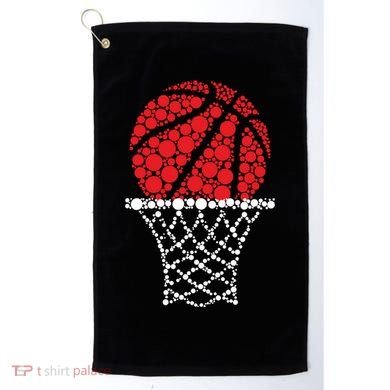 Basketball Dots Happy Dot Day Golf Towel