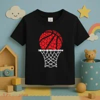 Basketball Dots Happy Dot Day Toddler T-Shirt thumb 3