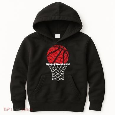 Basketball Dots Happy Dot Day Kids Hoodie