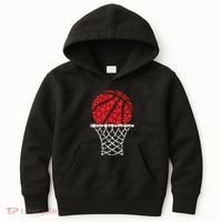 Basketball Dots Happy Dot Day Kids Hoodie thumb 0