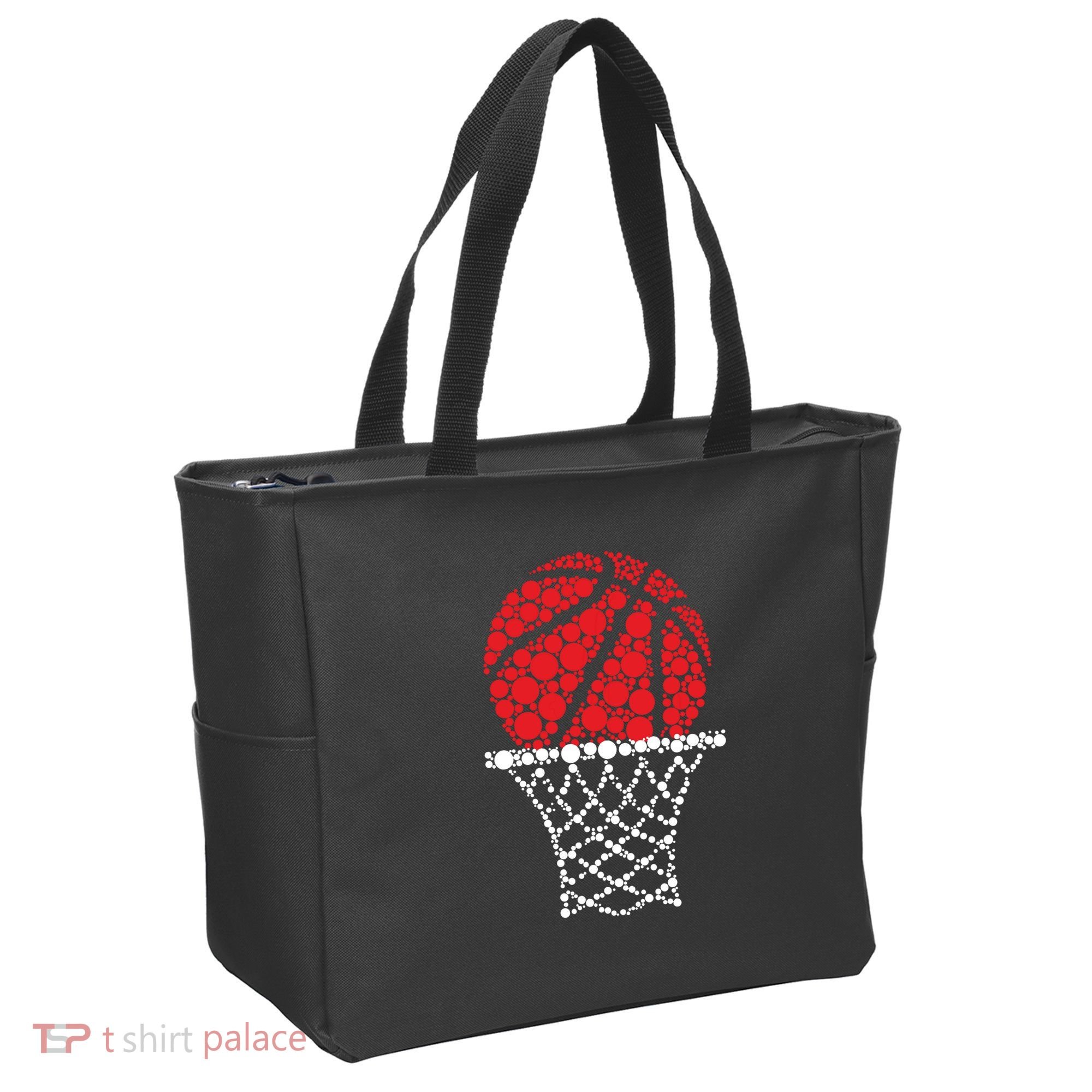 Basketball Dots Happy Dot Day Tote Bag