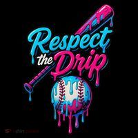 Baseball Drip Home Plate Sports Respect The Drip Coffee Mug thumb 5