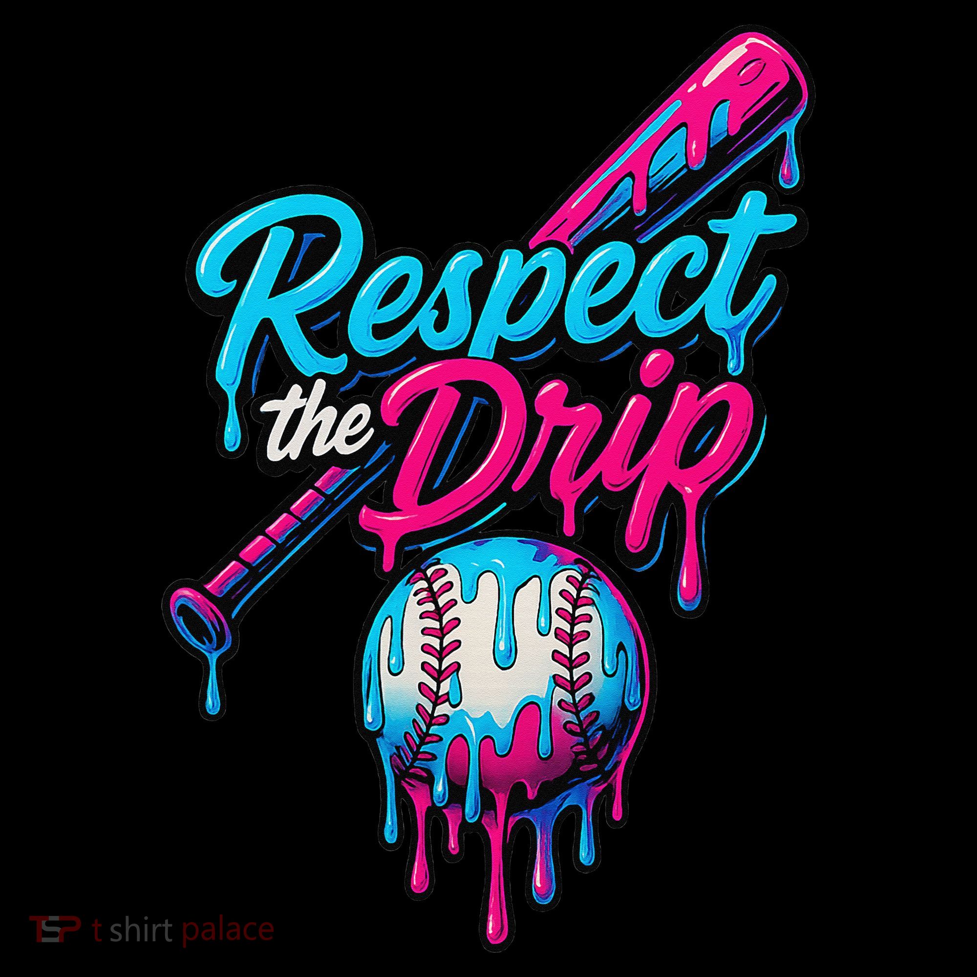 Baseball Drip Home Plate Sports Respect The Drip Coffee Mug
